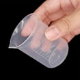 thumbnail image 5 of 150ml Transparent Plastic Graduated Beaker Kitchen Baking Measuring Cup, 5 of 9