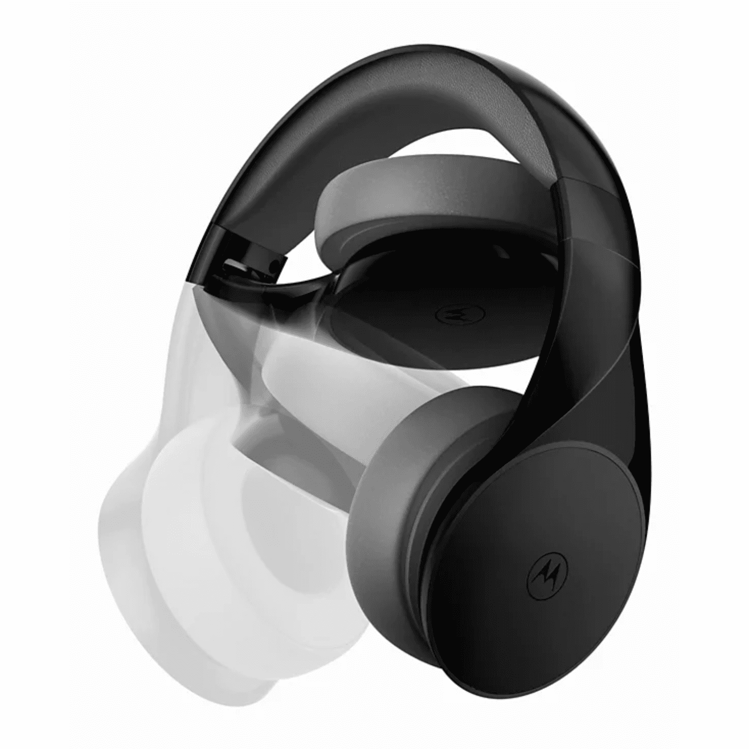 Motorola XT500 BLACK Bluetooth Wireless Headphones with Microphone - Black