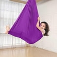 thumbnail image 2 of IC Children's Swing Hammock, Indoor Swing Resilient Cuddle Hammock Purple, 2 of 5