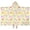 Pioneer Flower Floral-3, variant on Pioneer Flower Floral Print Pattern Hooded Bath Towel,50"x30" for Ages 3 To 12 Kids, Quick Dry Lightweight Soft Microfiber Hood Beach Towel Cover Up for Kids