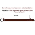 thumbnail image 6 of Tony Lama Women's Layla Leather Belt - C50739 42, 6 of 6