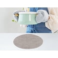 thumbnail image 5 of Unique Bargains 6 Packs Round Placemats for Kitchen Dining Table Decor Flaxen 14x14in, 5 of 7