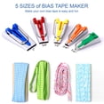 thumbnail image 3 of Bias Tape Maker Jeimier, 5 tamaños, para coser telas, 3 of 5