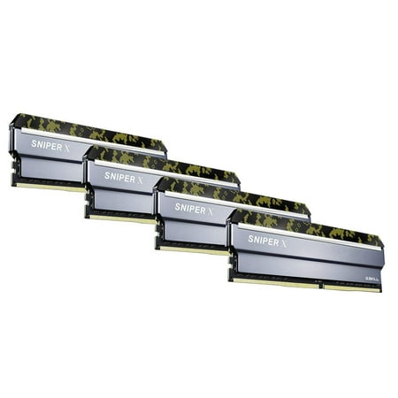 G.SKILL 32GB (4 x 8GB) Sniper X Series DDR4 PC4-24000 3000MHz for Intel X299 / X99 / Z370 / Z270 / Z170 Platform Desktop Memory Model