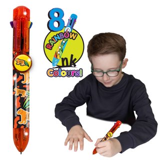 Rainbow Writer - Koala Multicolor Pen from Deluxebase. 8 in 1 Retractable  Ballpoint Pen. Colored Pens for Kids Back to School Supplies and Office  Supplies. Koala Pen Party Favors for Kids 