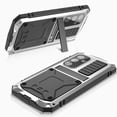 thumbnail image 2 of ELEHOLD for Samsung Galaxy S24 Plus Case,Outdoor Sports Military Heavy Duty Full Body Cover with Built in Screen Protector Hidden Kickstand Shockproof Dustproof Case for Samsung S24 Plus,Silver, 2 of 9