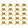 thumbnail image 1 of MasteelfCA 50Pcs 9cm Beautiful Pull Bowknots with Snowflake Pattern Christmas Decorative Pull Bowknots Gift Box Pull Bows Bowknot Ribbon(Golden), 1 of 7