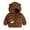 style-02 Khaki, variant on Gubotare Baby Jacket Girl Kids Winter Coats with Hooded Light Puffer Coat Warm Padded Jacket for Baby Boys Girls Toddler Size 2T 3T (Black,2-3 Years)
