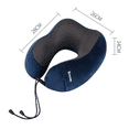 thumbnail image 3 of Almohada De Viaje Bloosom  100% Espuma Viscoelástica Cuello Azul oscuro, 3 of 3