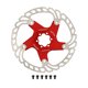 thumbnail image 2 of Disco De Freno De Bicicleta De Carretera, Disco De Freno Flotante De Bicicleta Hueco Grande 6 Pernos Fácil De Instalar aleación De Aluminio Ligera Roja Acero Inoxidable Para, 2 of 7