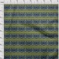 thumbnail image 3 of oneOone Polyester Lycra Fabric Geometric|Leaves & Floral Block Printed Fabric 1 Yard 56 Inch Wide, 3 of 4