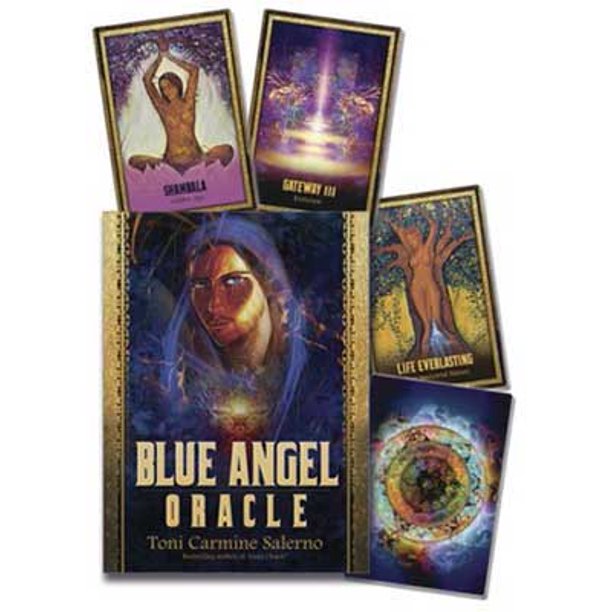 Fortune Telling Tarot Cards Blue Angel oracle deck & book by Toni