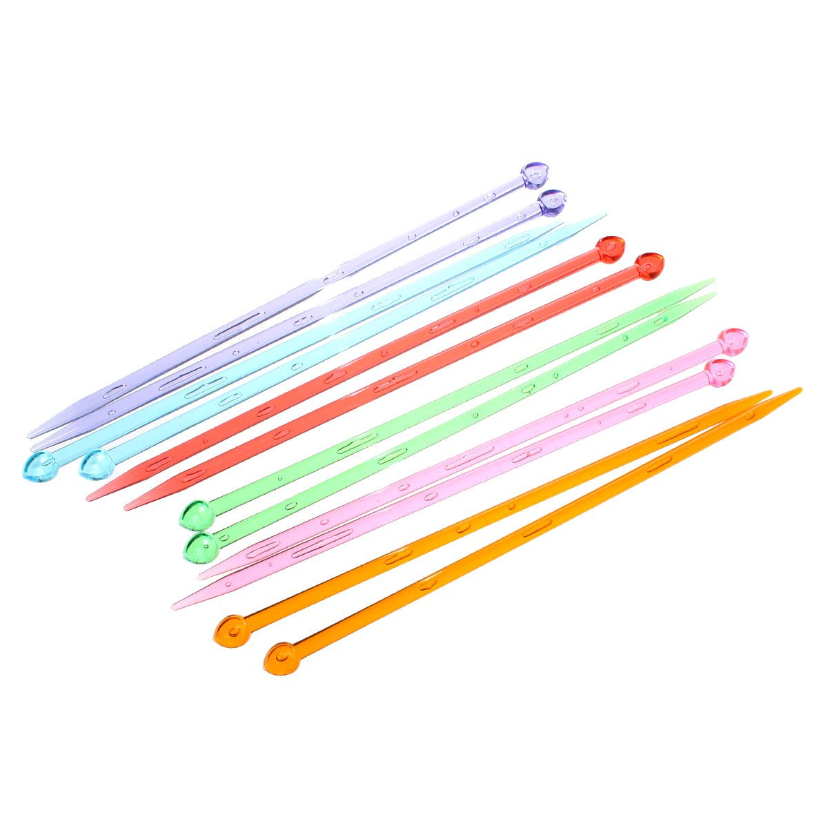 Sexy Sparkles Acrylic SP Knitting Needles 7.0mm 26cm 102/8" 2 Pcs