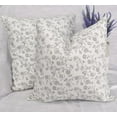 thumbnail image 5 of Floral Pillow Covers Vintage Flower Cushion Covers Rustic Grand Millennial Style Pillow Cases for Throw Pillows Home Decor for Sofa Couch Bed 20 x 20 inch Set of 2 Cream White & Grey Botanical Design, 5 of 8