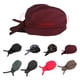 thumbnail image 5 of Minnieouse Gorro de chef para hombre y mujer con correa ajustable, envoltura para la cabeza a la moda, comida, cocina, barbacoa, trabajo, Catering, gorras, Sombreros Raya blanca roja Minnieouse AP010792-08, 5 of 6