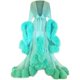 thumbnail image 1 of Women\'s Trailing Long Dress Feather Flared Sleeves Dress Perfect For Bachelorette Parties, 1 of 2