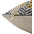 thumbnail image 3 of Premium Pure Linen Pillow Cover with Hand Block Prints By Fabdivine, 26X26, Throw Pillowcase Cushion Cover with Zipper for Sofa, Couch, Home Décor, Outdoor, Farmhouse, Living Room, Inderdhanush, 3 of 6