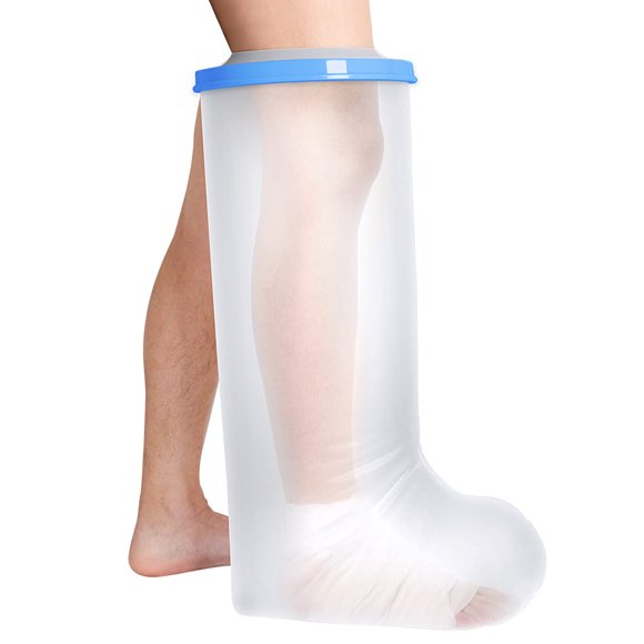 EcoNesxp Shower waterproof foot protector adult leg plaster cover