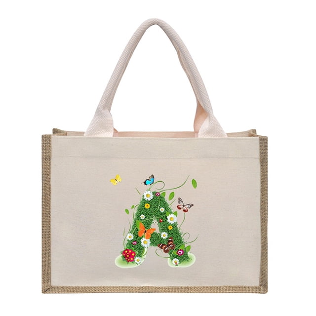 Ediodpoh Sacs pour Femmes Sac à Main Lettre Maman Sac à Main Sac de Plage avec Design Personnalisable A