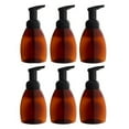 thumbnail image 3 of Amber PET BPA Free Plastic Refillable Travel Foamer Pump Bottle 250 ml / 8.3 oz, 3 of 4