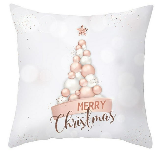 Fiudx Liquidación de ofertas flash Funda de almohada navideña Funda de almohada decorativa Funda de almohada
