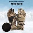 thumbnail image 5 of Tactics Outdoors Camouflage Hunting Warm Non-Slip Fishing Gloves Waterproof Touch Screen Winter Ski Camping Cycling Sport Gloves, 5 of 10