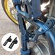 thumbnail image 5 of Speravity Paquete de 2 estriberas para motocicleta, reposapiés plegado, Pedal de carretera, piezas de repuesto para estriberas, reemplazo de reparación Accesorios para motos Negro Speravity VI016707-01B, 5 of 6