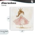 thumbnail image 4 of Stupell Industries Cottage Little Princess with Crown Canvas Art, 17 x 17, by Creative Studio, 4 of 8