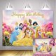 thumbnail image 2 of Disney Princess Dreamy Colorful Theme Backdrop, Baby Shower, Fondo de fotografía, decoración de fiesta de cumpleaños, pancarta, 2 of 4
