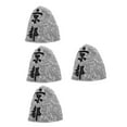 thumbnail image 4 of Worgeous 4pcs Miniature Japanese Sandstone Sign Mini Stele Decor Bonsai Garden Decor Miniature Garden Stele Figurine Japanese Zen Stele Statue, 4 of 8