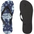 thumbnail image 3 of GZHJMY Flip Flops Slippers Cute Elephants Bohemian Mandala Vintage Sandals for Beach Summer Shower Women Men Boy Girl Kid Summer Slippers, 3 of 5