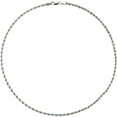 thumbnail image 2 of 14K White Gold 3mm Rope 18" Chain, 2 of 2