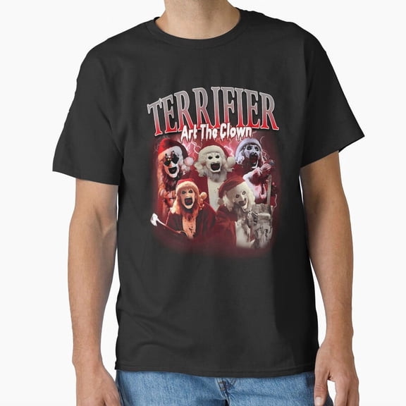 Terrifiers Art The Clown's Christmas Horror Movie, Slasher Holiday G28144 Unisex T-Shirt, Up to Size 5XL