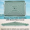 thumbnail image 4 of Yescom 10x6.5 Ft Patio Umbrella Replacement Canopy Market Table Top Sunshade Cover Yard, 4 of 11