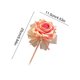 thumbnail image 3 of Faux Rose Pen with Pinks Fabric Flower and Bow Ballpoint Writing Gift for Women Girls Valentine teacher's day Thanksgiving Day and year round holiday, 3 of 7