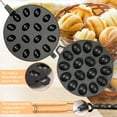 thumbnail image 3 of HLONK Walnut Cookie Mold with Wood Handle 16 Holes Walnut Cookie Maker Nonstick Oreshki Mold Maker Efficient Walnut Mold Pastry Nut Cookies Maker Cookie Assorted Maker for Baking Cookies, 3 of 10