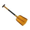 thumbnail image 3 of SunniMix Collapsible Snow Shovel 24.8-32.2inch Aluminum Alloy for Gardening Versatile Golden, 3 of 8