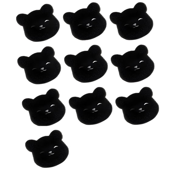 ACDANC Pet Hair Remover for Laundry,Washing Machine Laundry Pet Hair Catcher,Reusable Dog Hair Remover for Laundry,Dog Hair Catcher for Washer and Dryer (10pc,Black)