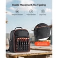 thumbnail image 5 of KFFKFF Tool Backpack with 49 Pockets, Durable Storage Organizer for Tools, Work Bag with Laptop Slot and Reinforced Base, Ideal for Electricians and Repair Technicians, 5 of 9