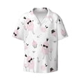 thumbnail image 6 of Kdxio Men's Hawaiian Shirt for Men Short Sleeve Shirt Cute Poodle Dog Summer Casual Holiday Beach Button Down T-Shirts, 6 of 7