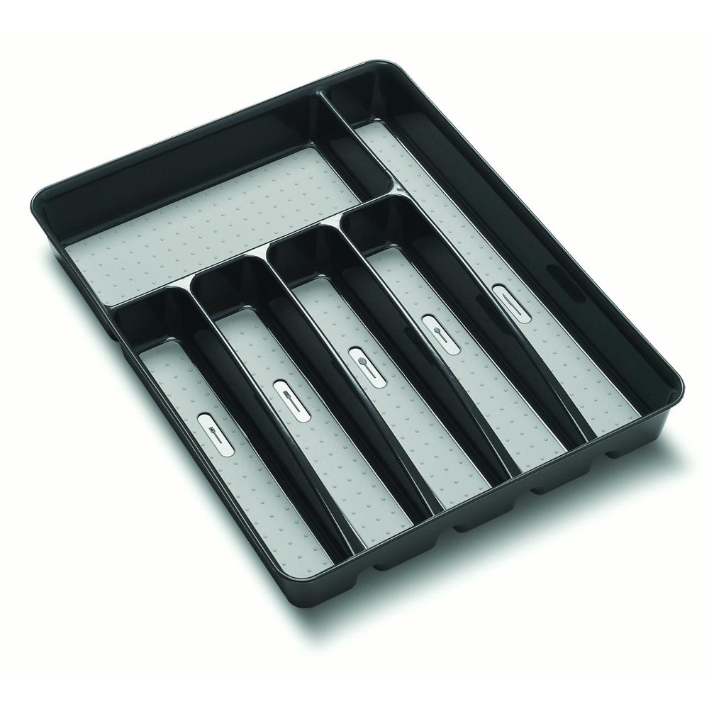 Madesmart Basic Large Silverware Tray, Granite