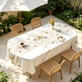 thumbnail image 6 of SLYNSHome French Floral Tablecloth, Waterproof Scratch Resistant Wipe Clean Table Cover,Rectangular Dining Decor For Kitchen Tea Table Indoor Home Decor, 6 of 6