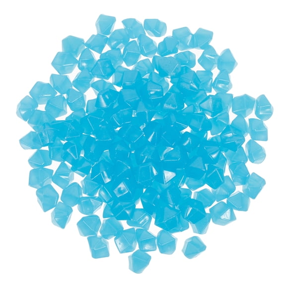 400Pcs Fish Tank Decors Rocks Glow in The Dark Aquarium Stones Glowing Gravel