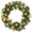 Green Pinecones White Lights - 24 Inch, variant on Casafield 60 Inch Pre-Lit Artificial Christmas Wreath with LED Lights Indoor/Outdoor Holiday Décor