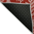 thumbnail image 5 of Addison Rugs Chantille Indoor/Outdoor Transitional Holiday Red Machine Washable Rectangle Rug, 5' x 7'6", 5 of 7