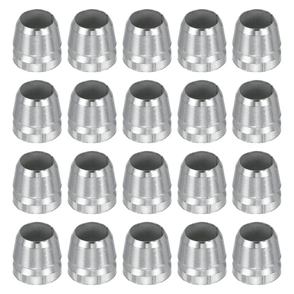 Uxcell 20pcs Round Axe Handle Wedge 12mm Bright Safety Metal Handle Wedges Hammer for Axe Claw Hammer Sledge, Silver