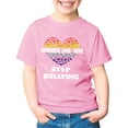thumbnail image 3 of Hienoo Big Girls "Be Kind" Theme T Shirt Letter Print Short Sleeve Casual Summer Tshirt, 3 of 3