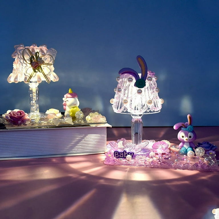 Girls pink hotsell table lamp