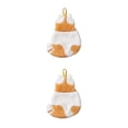 thumbnail image 3 of Monstrate de cocina Toalla de terciopelo coralino Cómodo colgante Paño de limpieza de secado rápido Toallas de mano Accesorio Baño Amarillo 2piezas, 3 of 6