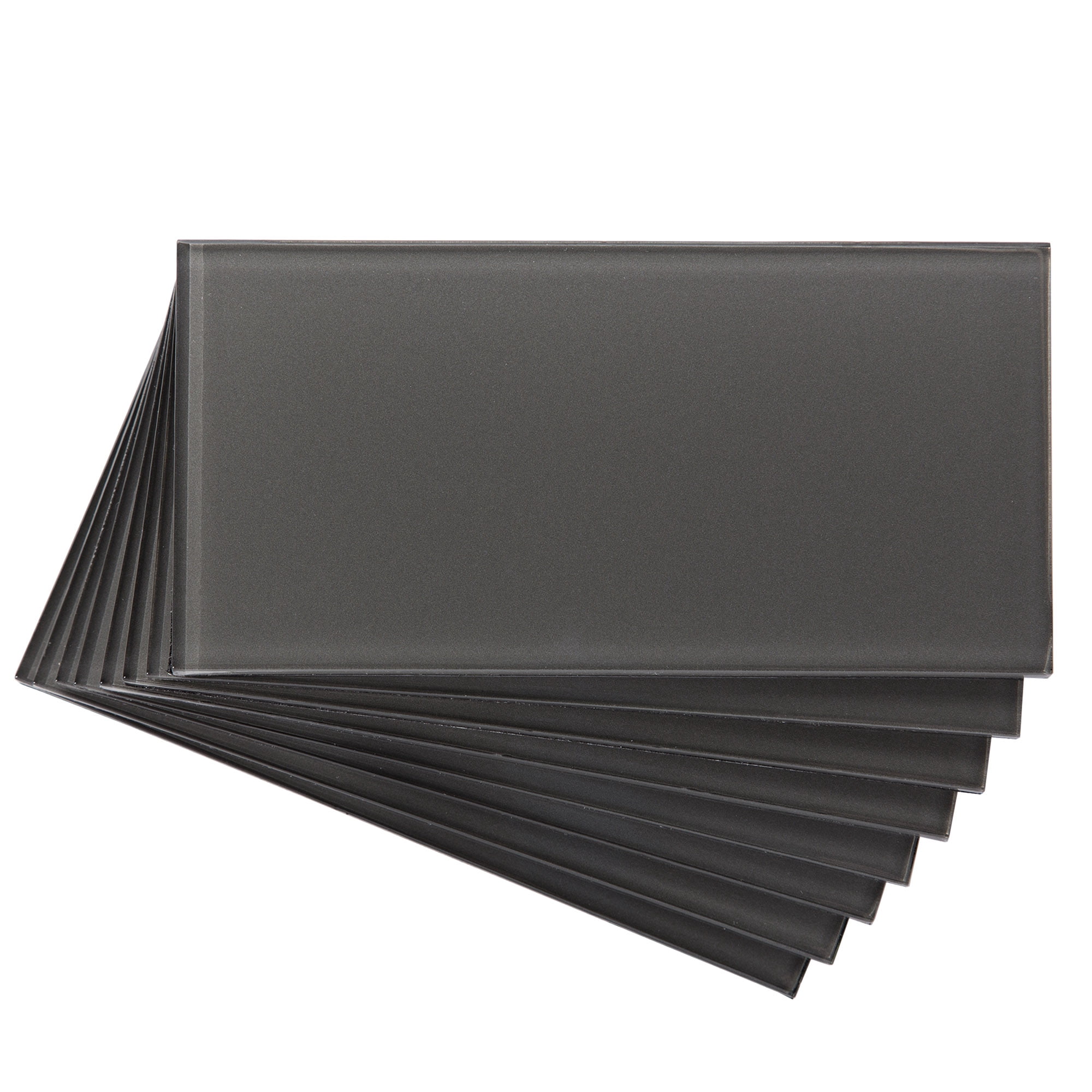 Aspect Peel and Stick Backsplash Leather Glass Tile for Kitchen and Bathrooms (15 sq ft Kit)